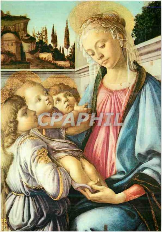 Postcard Modern Napoli Museo di Capodimonte Virgin with the Child Jesus and A...