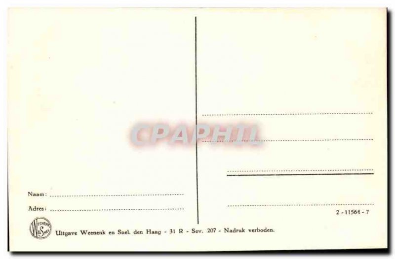 Netherlands Schveningen Postcard Old Strandgezicht (beach beach)