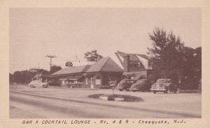 LP87  Cheequake, New Jersey, NJ, postcard, Bar X Cocktail 
