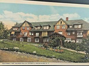 Postcard Squirell Inn at Haines Falls in Catskill Mountains, NY    U5