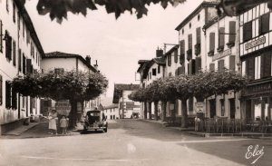 Hotel Lastiry Therbe Restaurant French Pays Basque Sare RPC Postcard