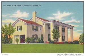 Home of Dr Harry E. Talmadge , ATHENS , Georgia , 30-40s