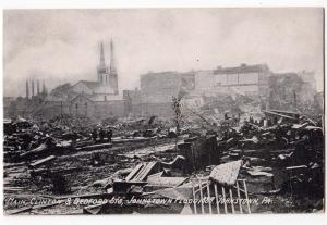 Main, Clinton & Bedford Sts. 1889 Flood, Johnstown PA