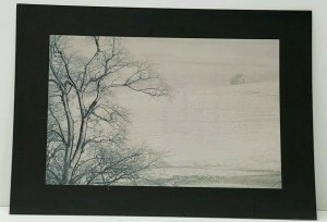 Beautiful Winter Scene Centre Auvergne Limousin Bonjour la neige Postcard J9