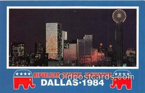 Republican National Convention Dallas, Texas 1984 Political Unused 