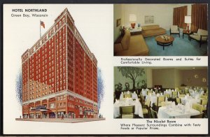 Wisconsin GREEN BAY MultiView Hotel Northland A Schroeder Hotel - Chrome