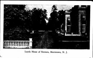 Postcard HOUSE SCENE Morristown New Jersey NJ AN2694