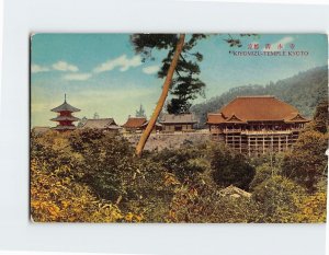 Postcard Kiyomizu-Temple, Kyoto, Japan