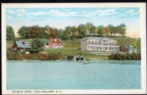 North Carolina ~ Colonial Hotel LAKE JUNALUSKA - Southern Post Card White Border