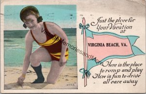 Just the Place for Your Vacation at Virginia Beach VA Postcard PC230