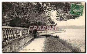 Old Postcard Caudebec en Caux La Digue