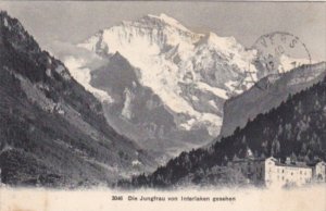 Switzerland Jungfrau von Interlaken Gesehen 1911