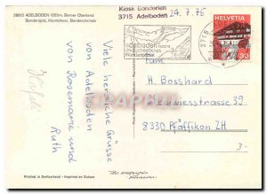 Postcard Modern Adelboden Berner Oberland