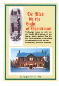 Be Filled by the Light of Christmas, Springer House 1999