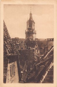 A216 Germany Stuttgart Old City Tower vintage postcard