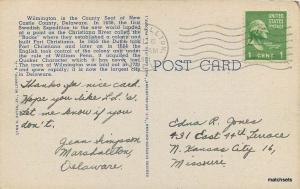 1950s Large Letters Multi View Wilmington Delaware Teich postcard 12111 