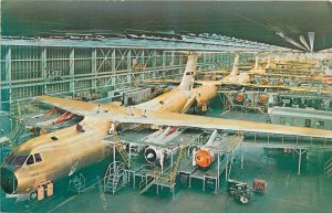 1960s Marietta Georgia World's Largest Aircraft manufacturing Postcard 25-11116