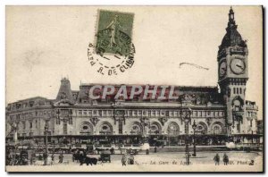 Old Postcard The Paris Gare De Lyon