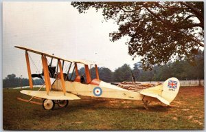 Airplane Flying Circus Aerodrome Bealeton VA BE.2c for Observation Postcard