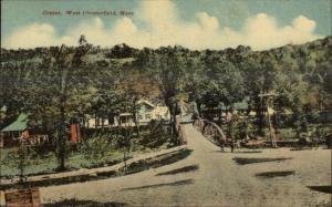 West Chesterfield MA Center c1910 Postcard