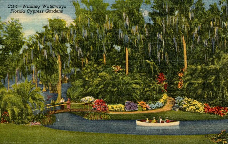 FL - Cypress Gardens. Winding Waterways