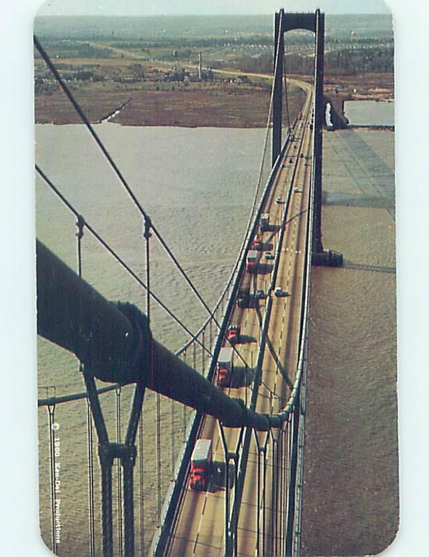 Pre-1980 BRIDGE SCENE Deepwater New Jersey To Wilmington Delaware DE H7989