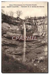 Old Postcard Saint Claude Cascade Queue de Cheval