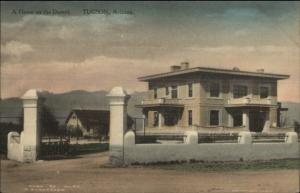 Tucson AZ c1910 Hand Colored Postcard HOME