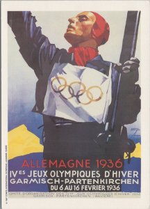 Sports Postcard - Olympics, Allemagne 1936, Mars Advertising  Ref.RR17945