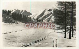 Modern Postcard Valberg and Beuil (A M) Sports Resorts Winter Snow Fields Sap...