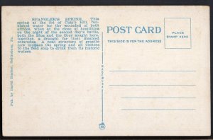 4120) Pennsylvania GETTYSBURG Spangler's Spring - White Border