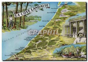 Modern Postcard The Landes Coast