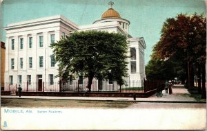 Postcard AL Mobile Raphael Tuck Barton Academy Street View No.2355 C.1905 A16