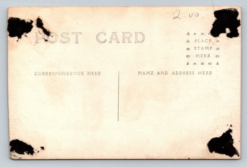 RPPC  1913  Wedding Fun Photo    Postcard