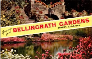 Alabama Mobile Greetings From Bellingrath Gardens Split View