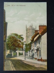 Devon Old SIDMOUTH Church Street ST GILES & ST NICHOLAS CHURCH c1906 Postcard