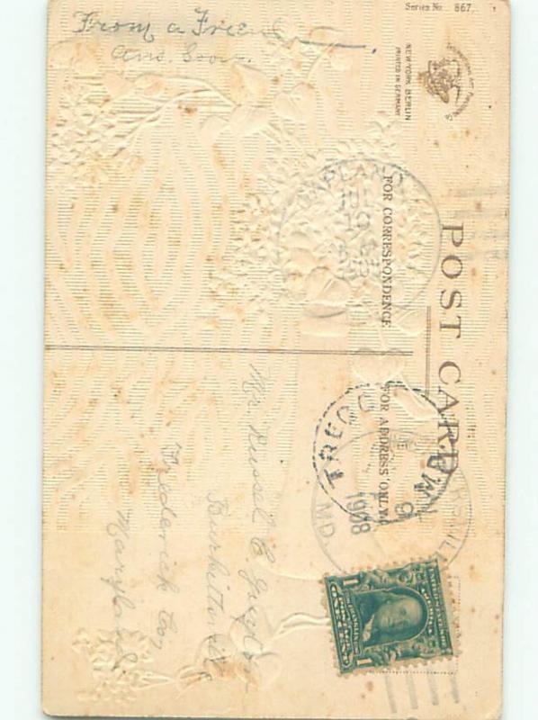 Divided-Back BEAUTIFUL FLOWERS SCENE Great Postcard AA3598