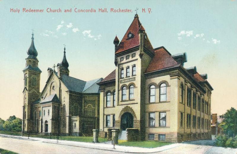 Holy Redeemer Church and Concordia Hall - Rochester, New York - DB