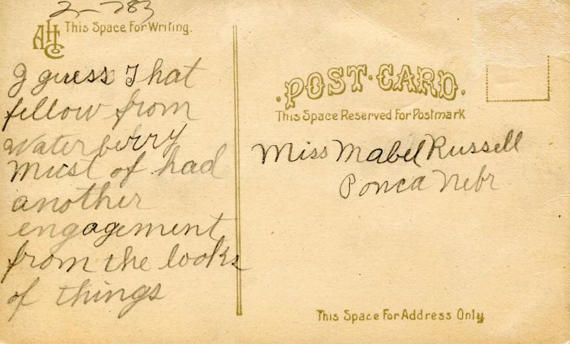 Greeting - Large Letter, Greetings from -------  (blank)