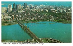 Postcard BRIDGE SCENE Boston Massachusetts MA AP1249