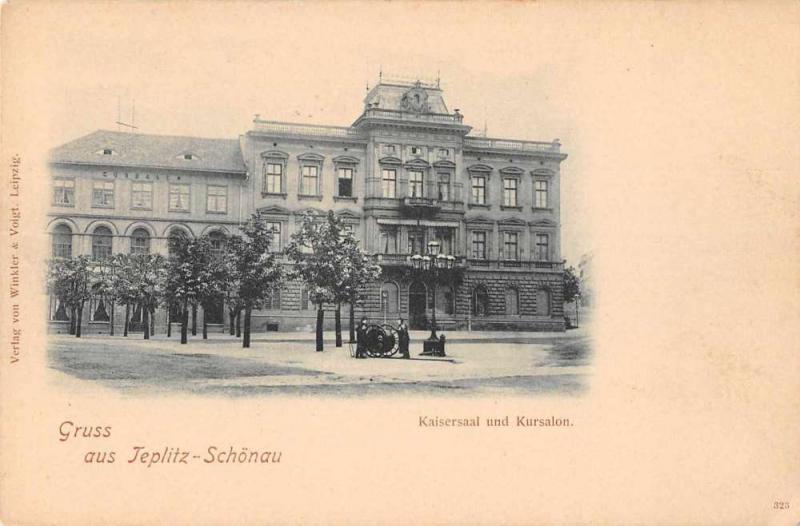 Teplitz-Schonau Czech Republic Czechoslovakia Gruss aus Antique Postcard J66259