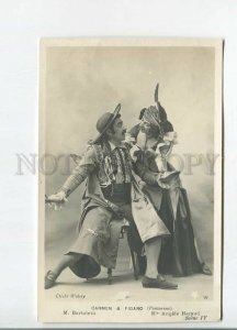 481122 BARTOLETTI Angele HERAUD Theatre OPERA Actor CARMEN FIGARO Pantomime