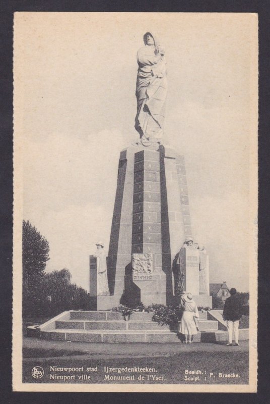 BELGIUM, Postcard, Nieuwpoort, Monument de l'Yser, WWI, Unposted