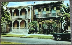 Postcard Used “Antebellum Homes”  New Orleans LA PM/1954 L31