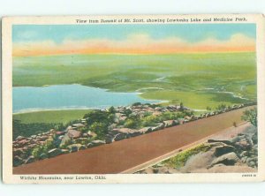 Linen LAKE SCENE Lawton Oklahoma OK AE4336