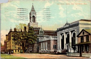 Massachusetts Springfield Elm Street Looking East 1911