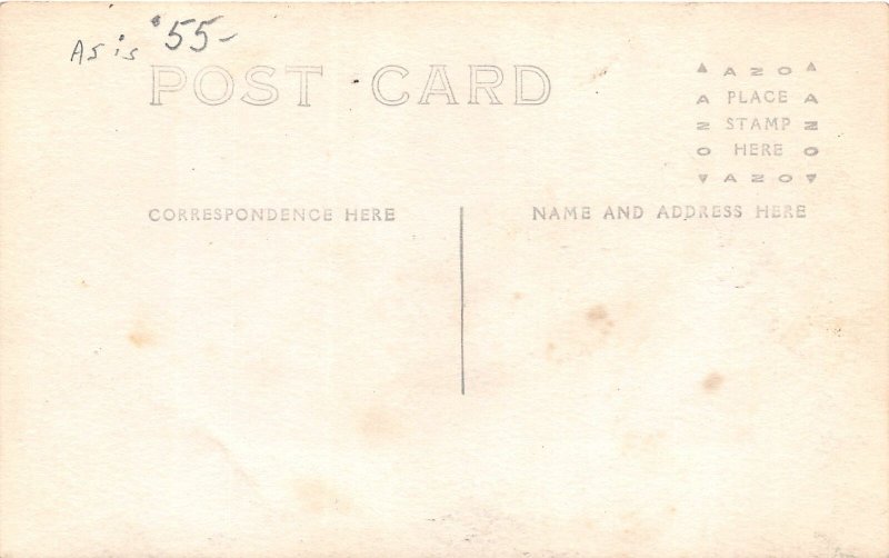 H11/ Craig Colorado RPPC Postcard c1920s Railroad Depot Station 