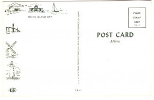 Map, Rhode Island, The Ocean State