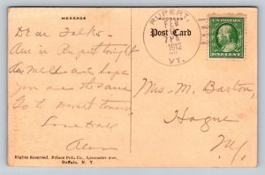 1912  Rupert  Vermont   Sowing in the Springtime   Postcard