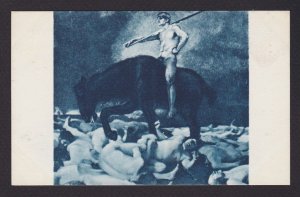 Vintage postcard, Art, La guerre, War, Unused